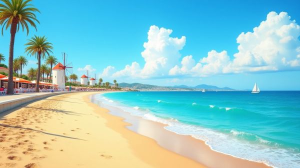 Pampelonne, la plage mythique de la presqu'ile de Saint-Tropez